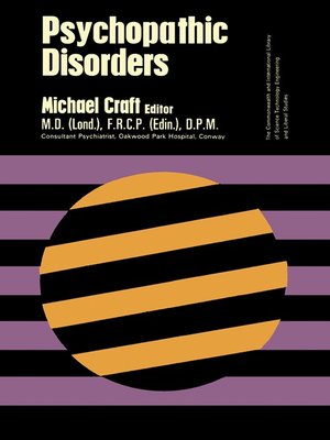 cover image of Psychopathic Disorders